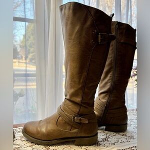 Stylish Brown Heeled Boots for Women